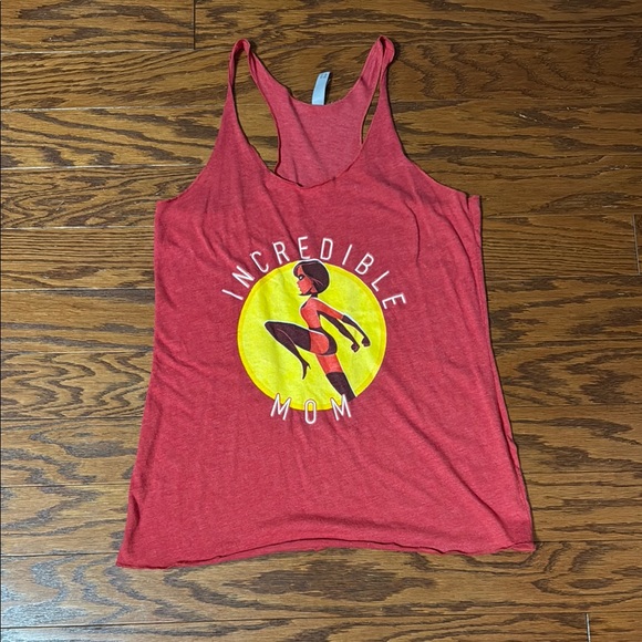 Next Level Apparel Tops - ⭐️Next Level Apparel Orange Sleeveless Graphic Tank Top